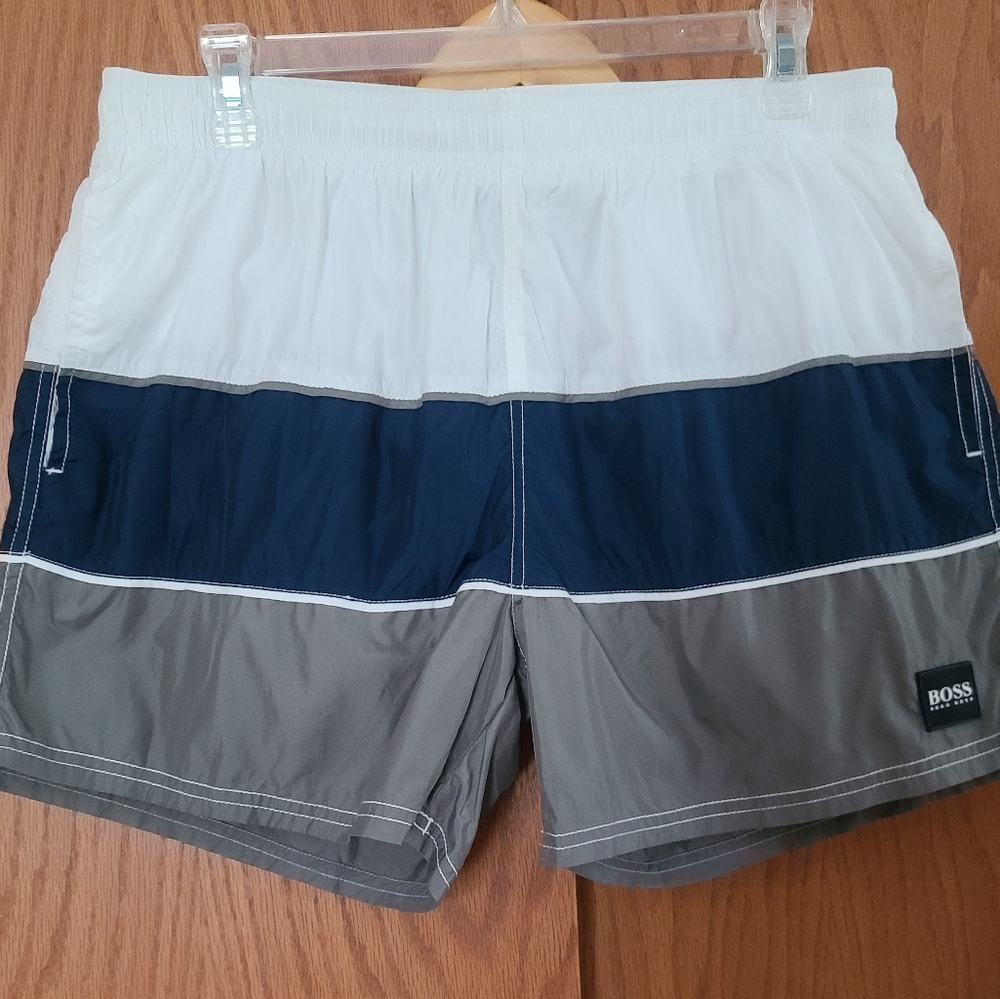 Mens Hugo Boss nylon swim shorts